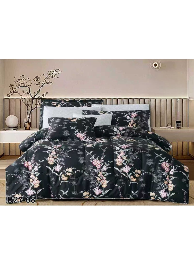 Luxury double bed sheet set made of royal microfiber, measuring 260*240 cm